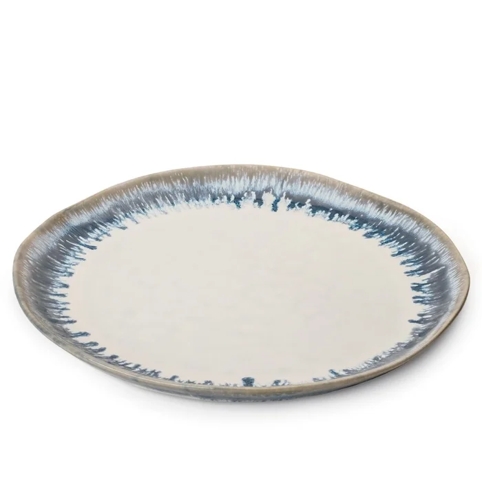 Simon Pearce Burlington Dinner Plate, Pool