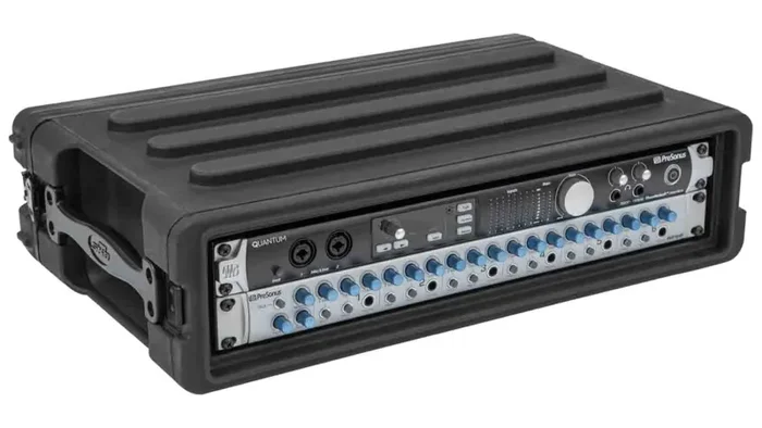 SKB Cases 1SKB-R2S Roto Molded Shallow 2U Rack Case