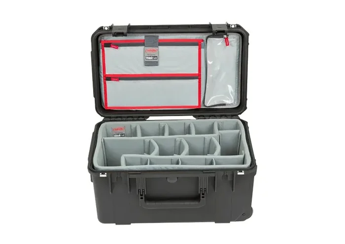 SKB Cases 3i-2011-10DL, iSeries Waterproof Case with Think Tank Photo Dividers and Lid Organizer – Black