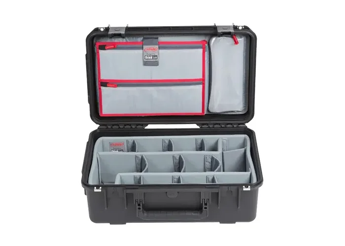 SKB Cases 3i-2011-8DL, iSeries Case with Think Tank Photo Dividers and Lid Organizer – Black
