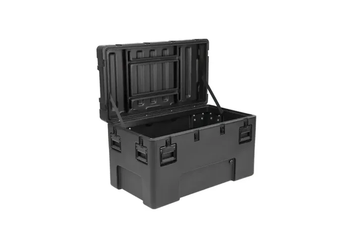 SKB Cases 3R4222-24B-E rSeries Roto-Molded UV Stabilized Empty Hard Case – 42″ x 22″ x 24″