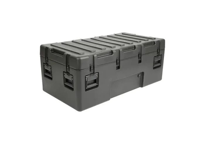 SKB Cases 3R4824-18B-L rSeries Roto-Molded Hard Case with Layered Foam – 48″ x 24″ x 18″