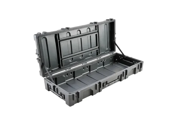 SKB Cases 3R6223-10B-EW rSeries Roto-Molded Empty Hard Case with Wheels – 62″ x 23″ x 10″ Hot on Sale