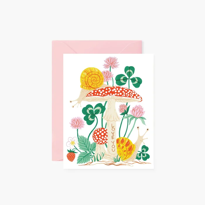 SNAILS, LOVE YOU  | Valentine’s Day greeting card