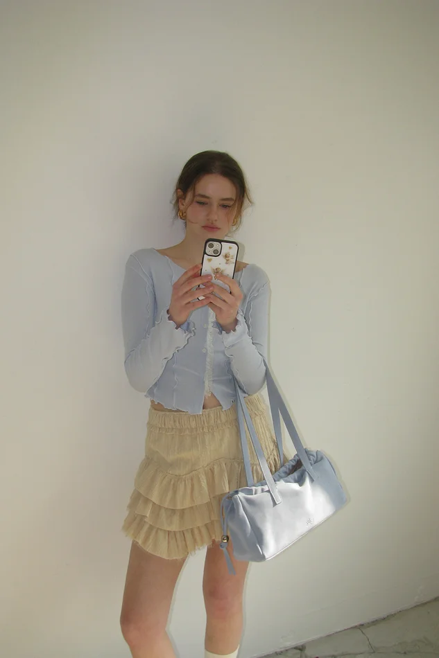 SOFT SEOUL SOFT BALL SUEDE STRING BAG