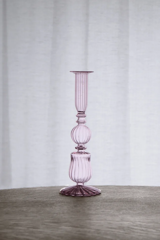 SOPHIA 9″ CANDLESTICK HOLDER SET/2