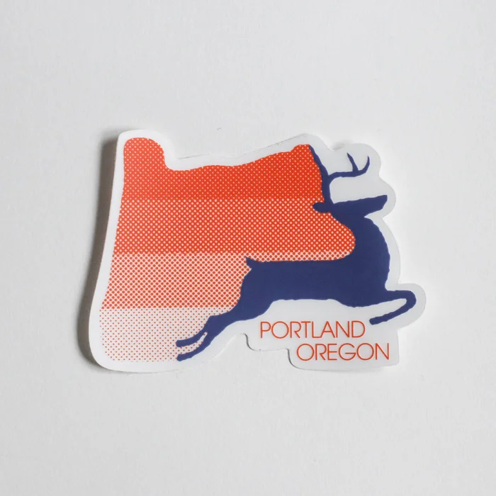 Sticker – Gradient Stag Clear Cut