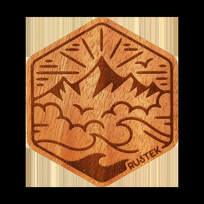 Sticker (Wood) – Sea to Sky Mahogany