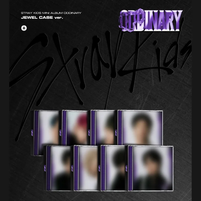 STRAY KIDS – ODDINARY (JEWEL CASE VER.) (8 VERSIONS)
