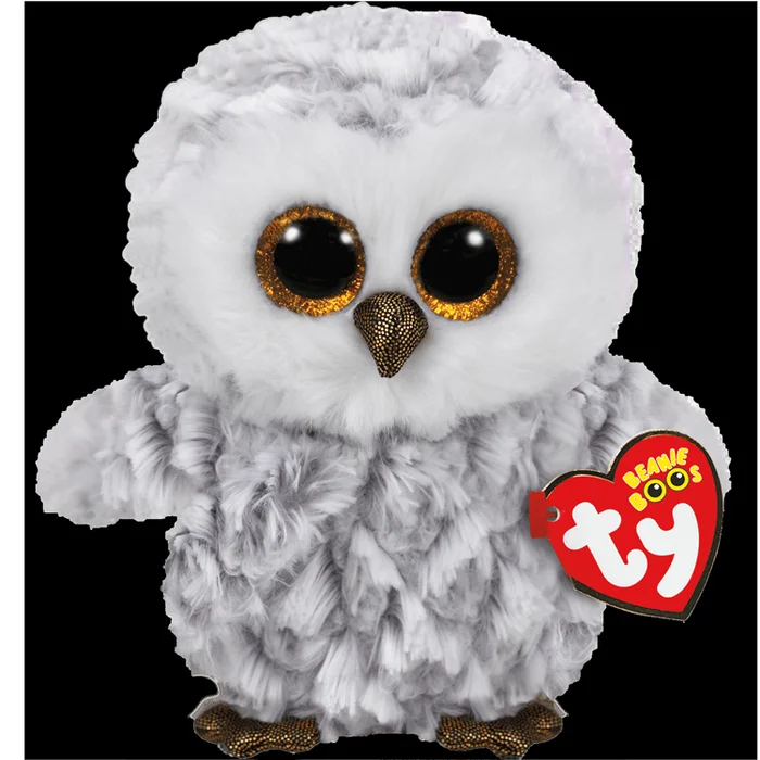 Stuffed Animal – Beanie Boo Owlette White Owl 6″