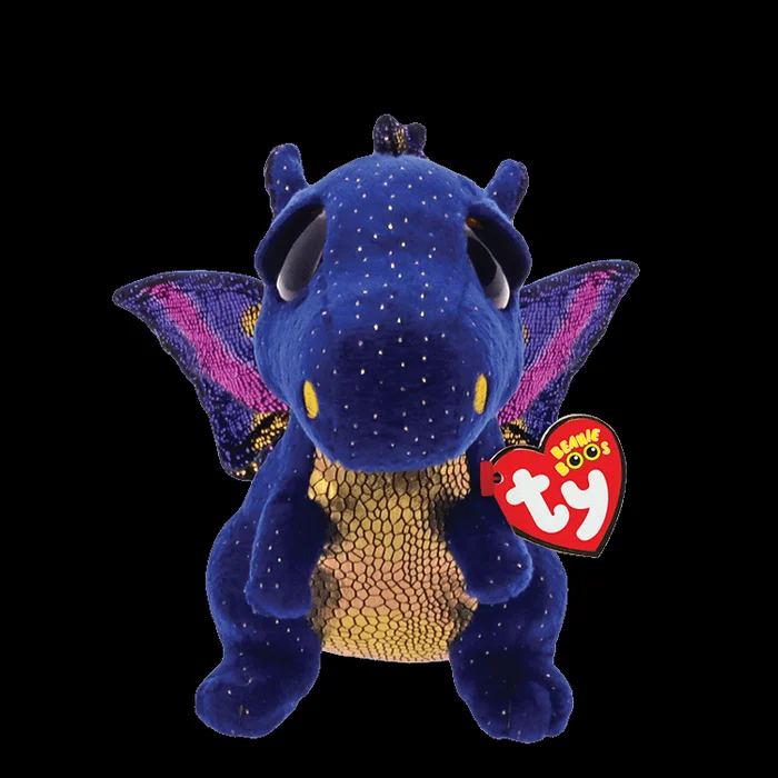 Stuffed Animal – Beanie Boo Saffire Blue Dragon 6″