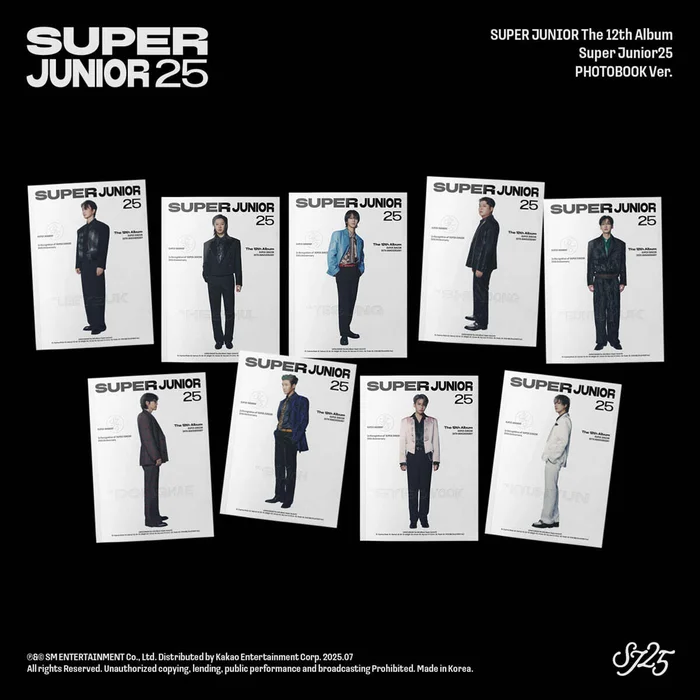SUPER JUNIOR – 12th Album Super Junior25 (Photobook Ver.) (Random Ver.)