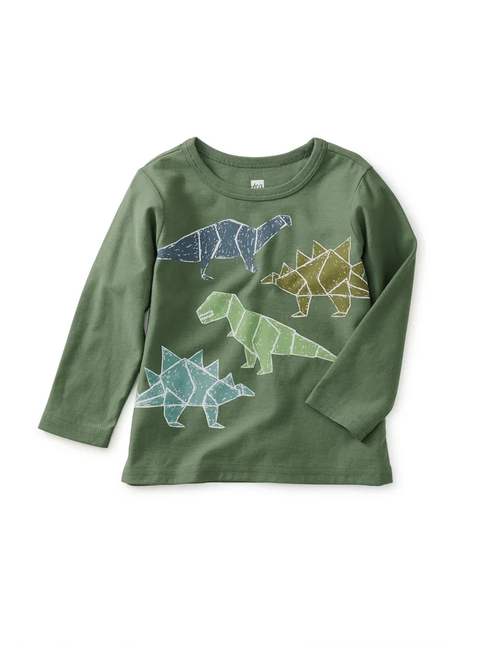 Tee (Long Sleeve) – Dino Friends (Baby + Toddler Only)