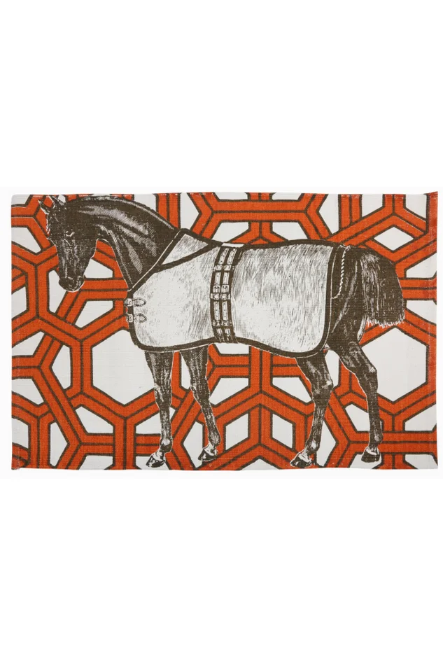 Thoroughbred Geo Bath Mat
