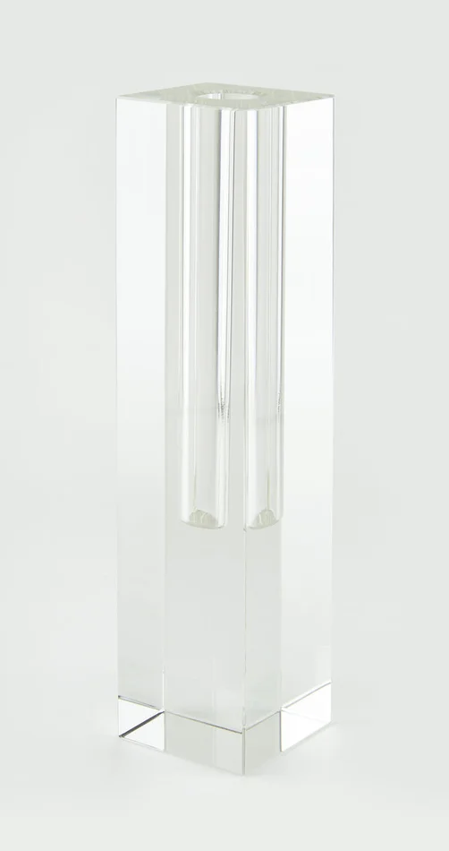 Tizo Design Crystal Square 8″ Bud Vase