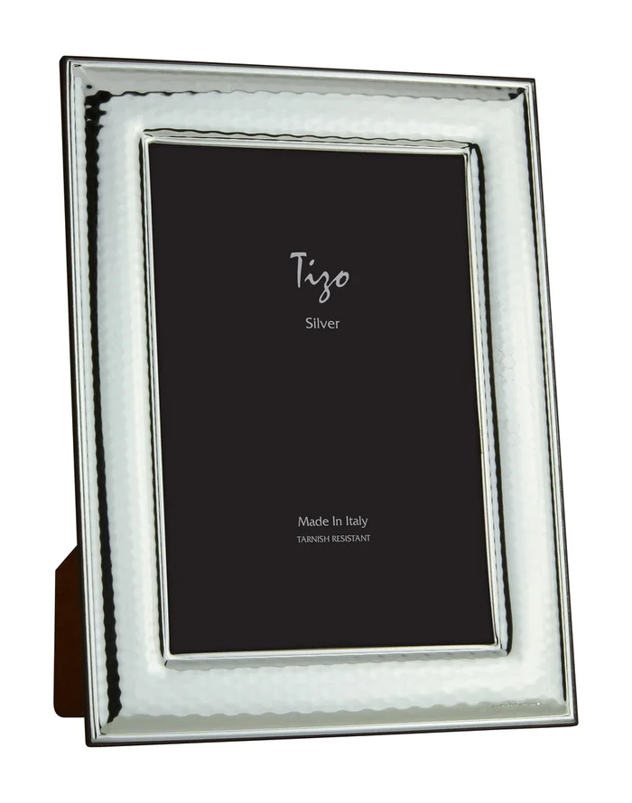 Tizo Design Hammered Silver Frame, 8*10