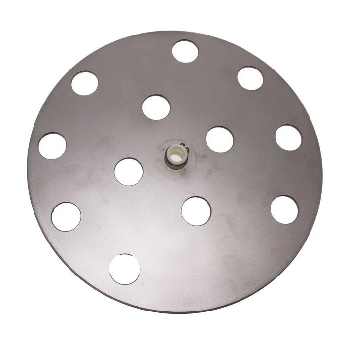 Top plate for 12-round housing for 222-end cap filter cartridges