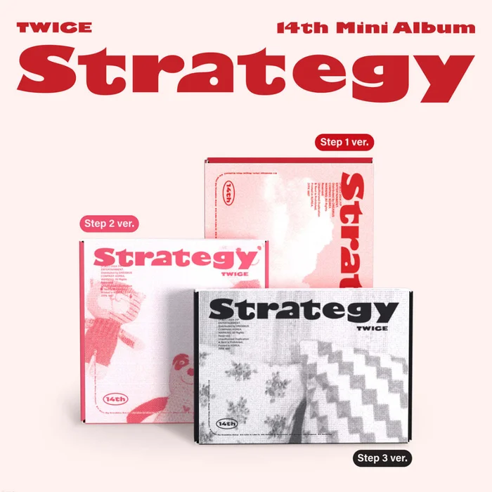 TWICE – 14TH MINI ALBUM [STRATEGY] (3 VERSIONS)