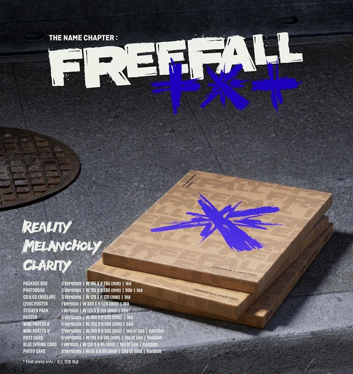 TXT 3. VOLLSTÄNDIGES ALBUM – THE NAME CHAPTER: FREEFALL