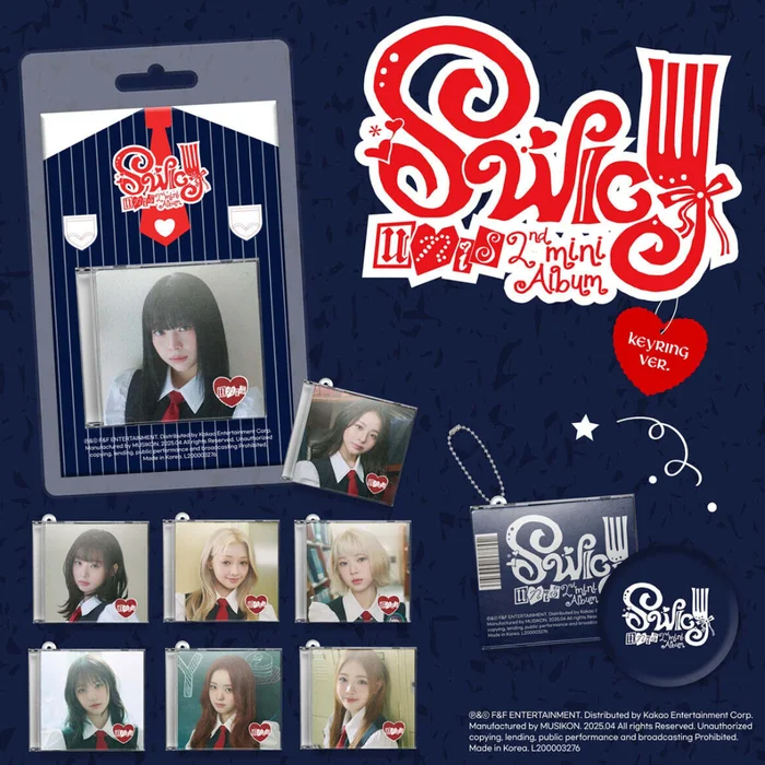 UNIS – 2ND MINI ALBUM [SWICY] (KEYRING VER.) (8 VERSIONS)