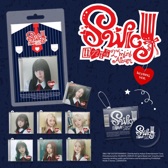 UNIS – 2nd Mini Album SWICY (Keyring Ver.) (Random Ver.)