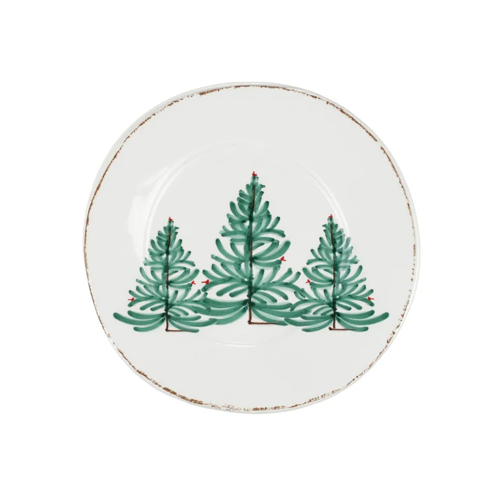 Vietri Lastra Holiday Melamine Dinner Plate
