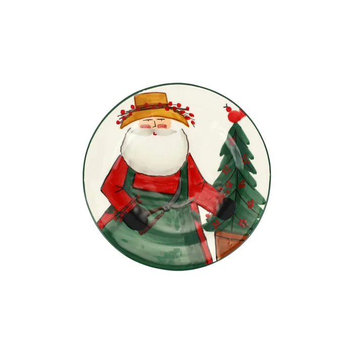 Vietri Old St. Nick 2022 Limited Edition Salad Plate