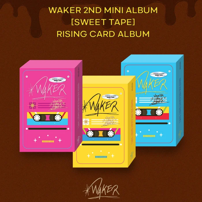 WAKER – SWEET TAPE [RISING CARD ALBUM] (3 VERSIONS)