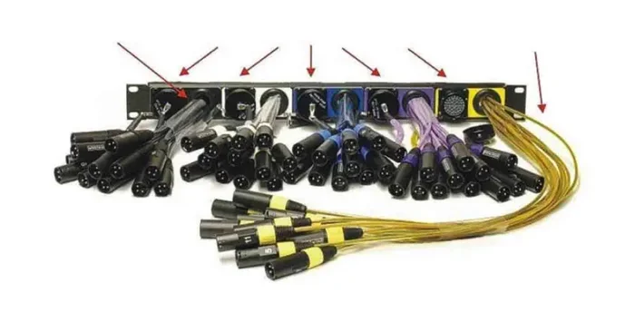 Whirlwind PATCHMASTER60 1RU 60-Channel Patch Bay with 5 W1CF to XLR Online Sale