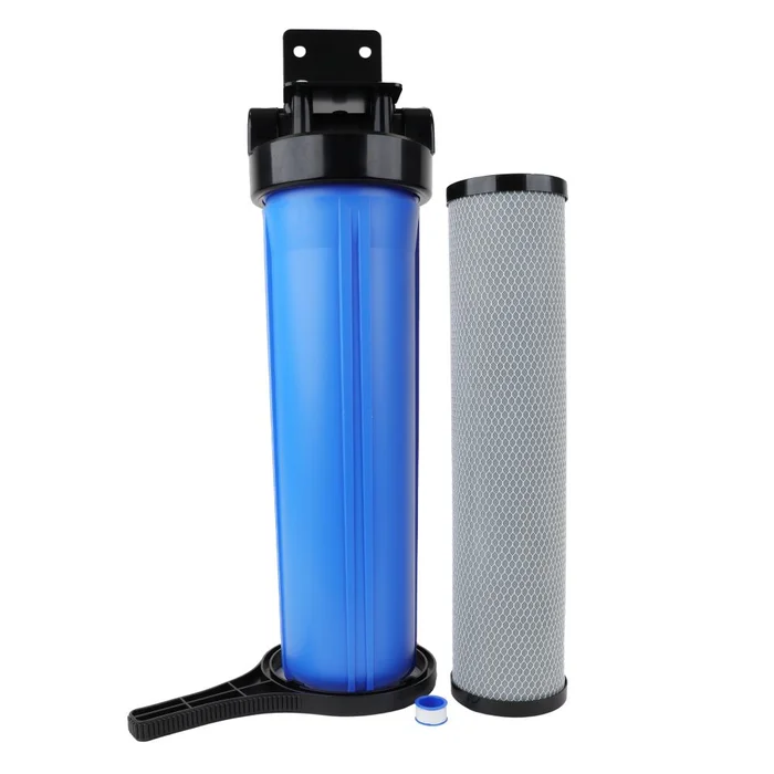 Whole House Water Filter System, 4.5″ x 20″ Filtration Universal Housing 1” RPT Port