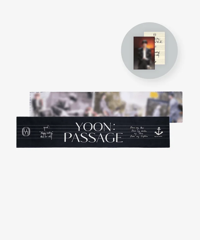 Winner Kang Seungyoon – Yoon : Passage Official Concert MD Slogan Towel