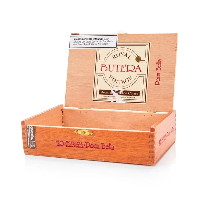 Wood ‘Butera’ Cigar Box (A+D)