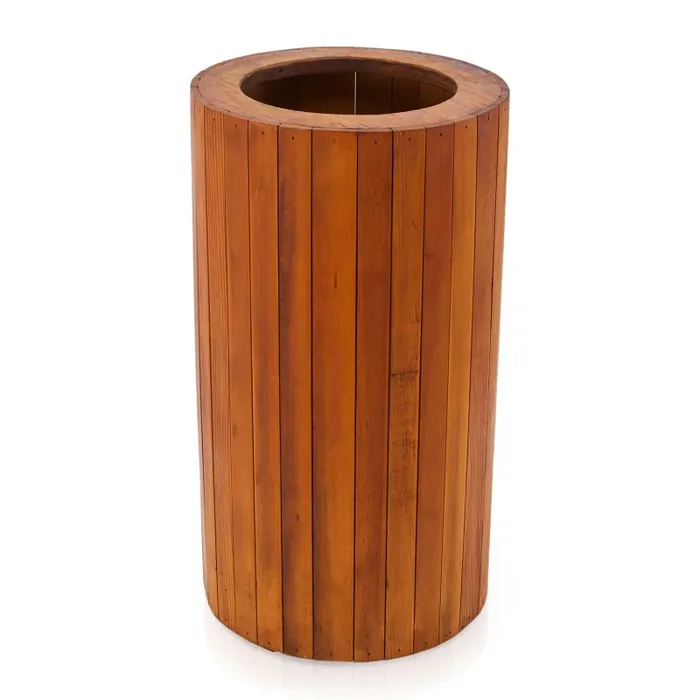 Wood Cylinder Umbrella Holder