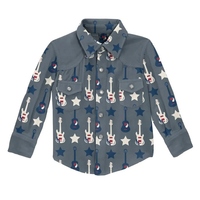 Woven Cowboy Shirt – Slate Guitars and Stars