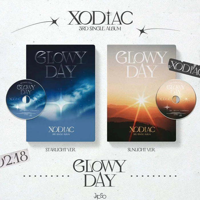 XODIAC – 3RD SINGLE ALBUM [GLOWY DAY] (2 VERSIONS)