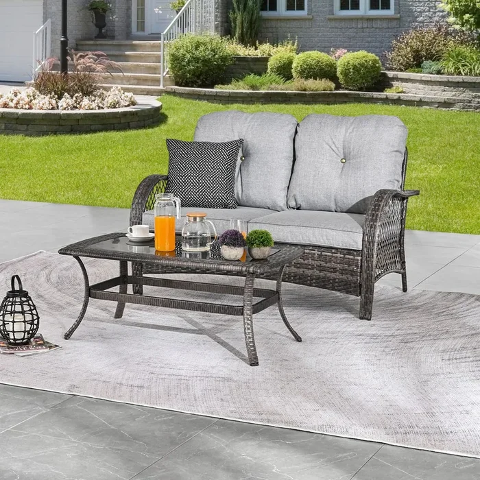 Y23 Patio Festival Outdoor Metal Conversation Set