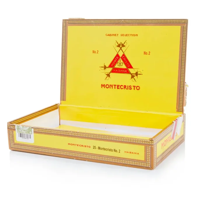Yellow ‘Montecristo’ Cigar Box (A+D) Supply