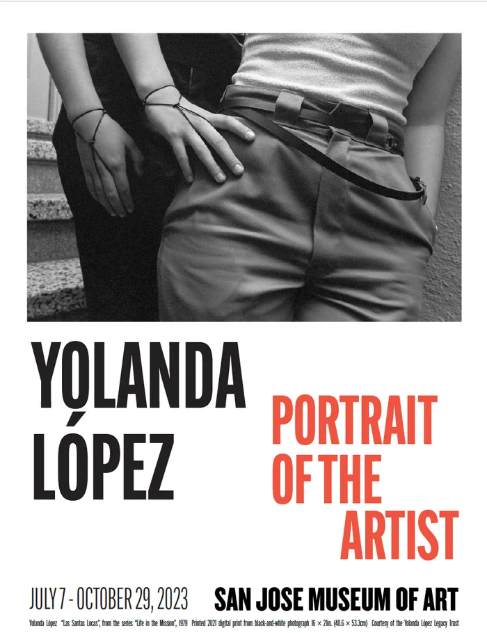 Yolanda López Portrait of the Artist Exhibition Poster