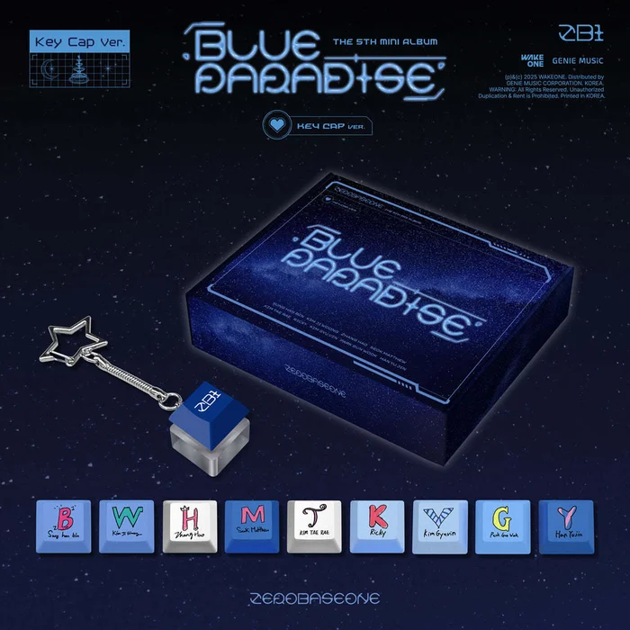 ZEROBASEONE – 5th Mini Album BLUE PARADISE (Key Cap Ver.)