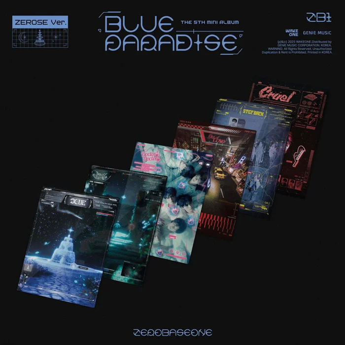 ZEROBASEONE – 5TH MINI ALBUM [BLUE PARADISE] ZEROSE VER. (6 VERSIONS)